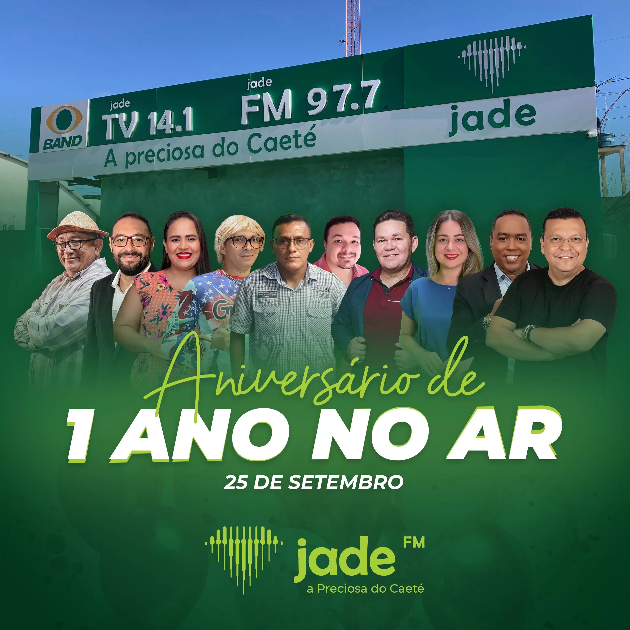 RÃ¡dio Jade FM celebra um ano de sucesso no nordeste paraense