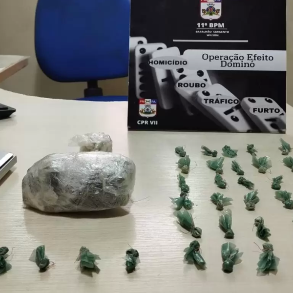 Três são presos por tráfico de drogas em Capanema.